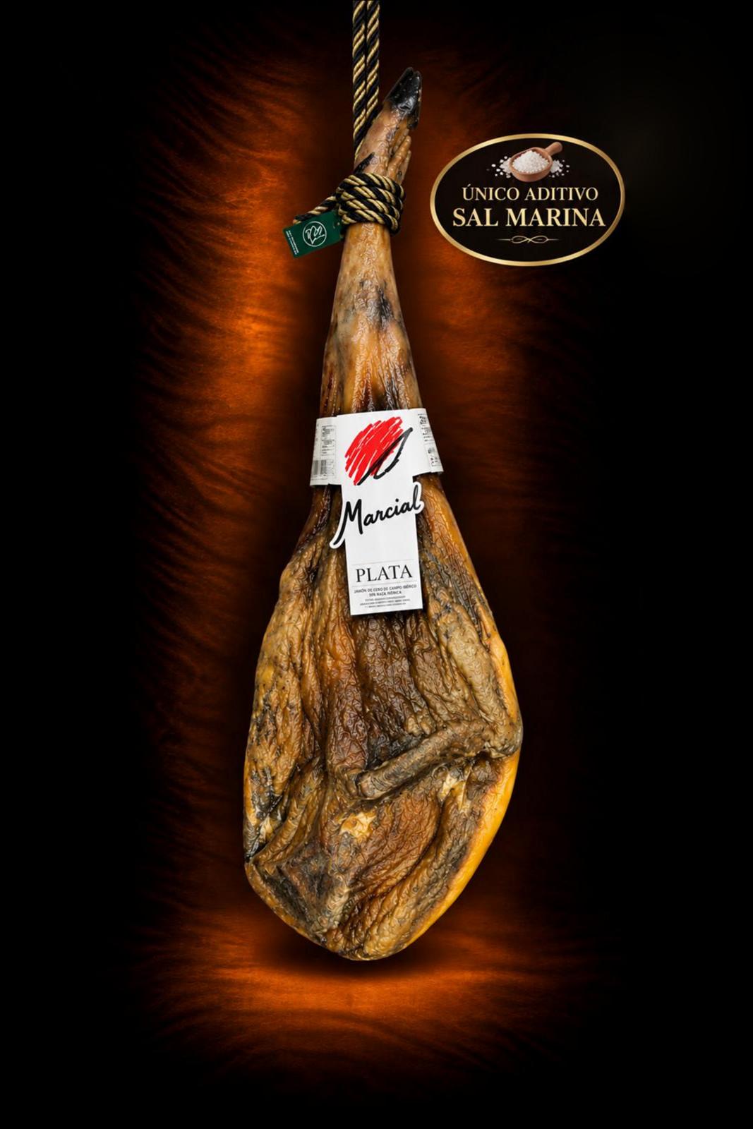 Jamón de Cebo de Campo 50% Raza Ibérica Marcial Plata