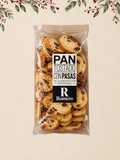 BOLSA DE PAN TOSTADO CON PASAS CORINTO 130 G