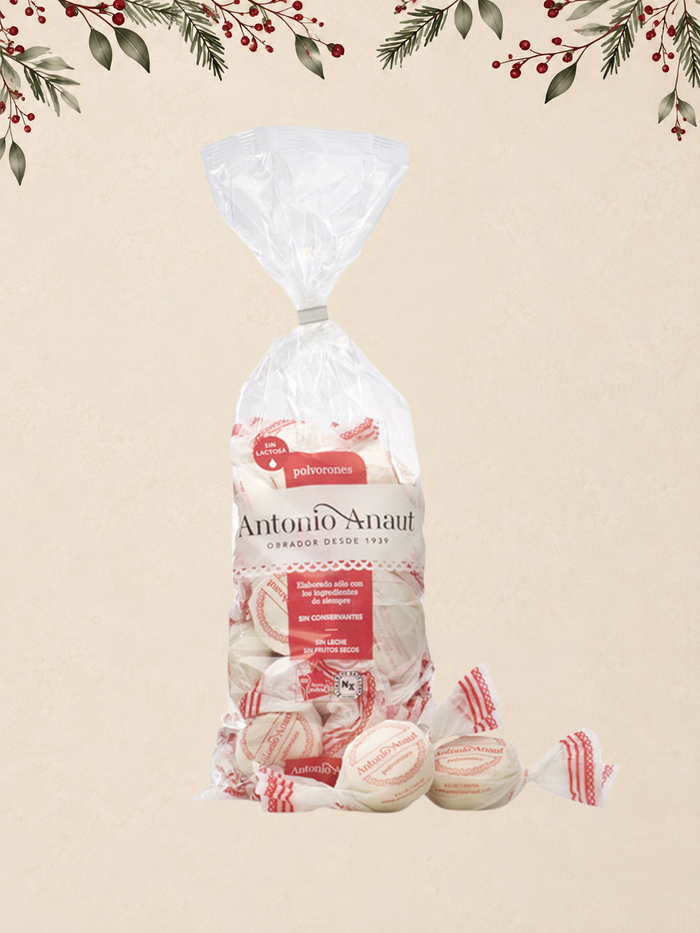 BOLSA POLVORONES NAVARROS ANAUT - AROMA CANELA- 400 G
