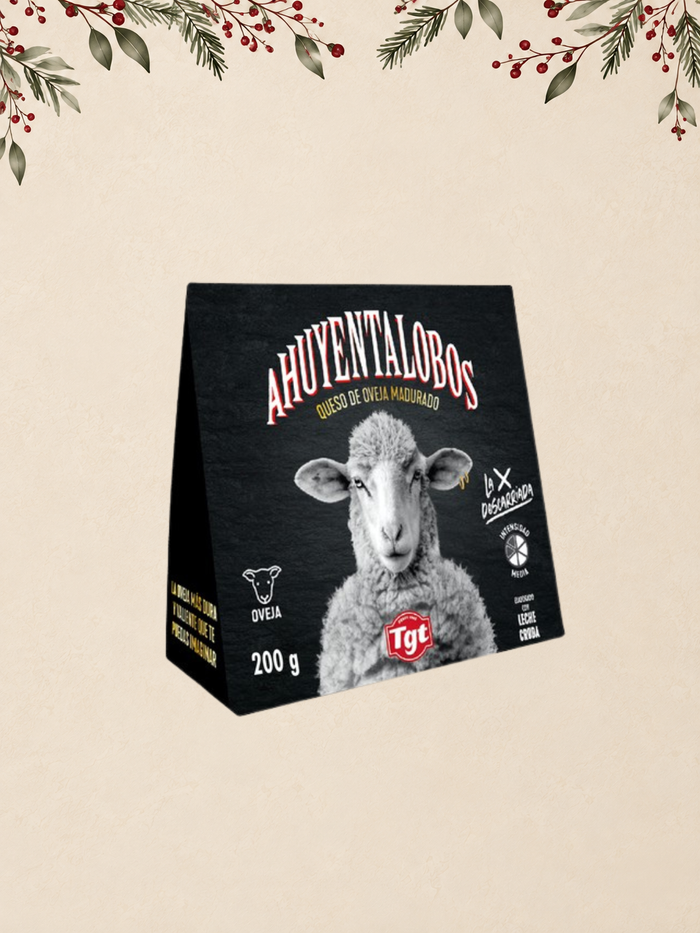 CUÑA DE QUESO PURO OVEJA 200 G - AHUYENTALOBOS
