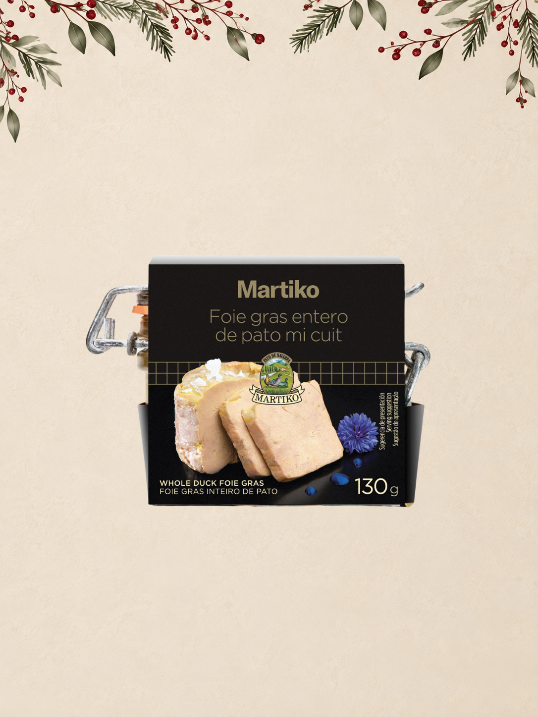 FOIE GRAS ENTERO BOCAL 130 G