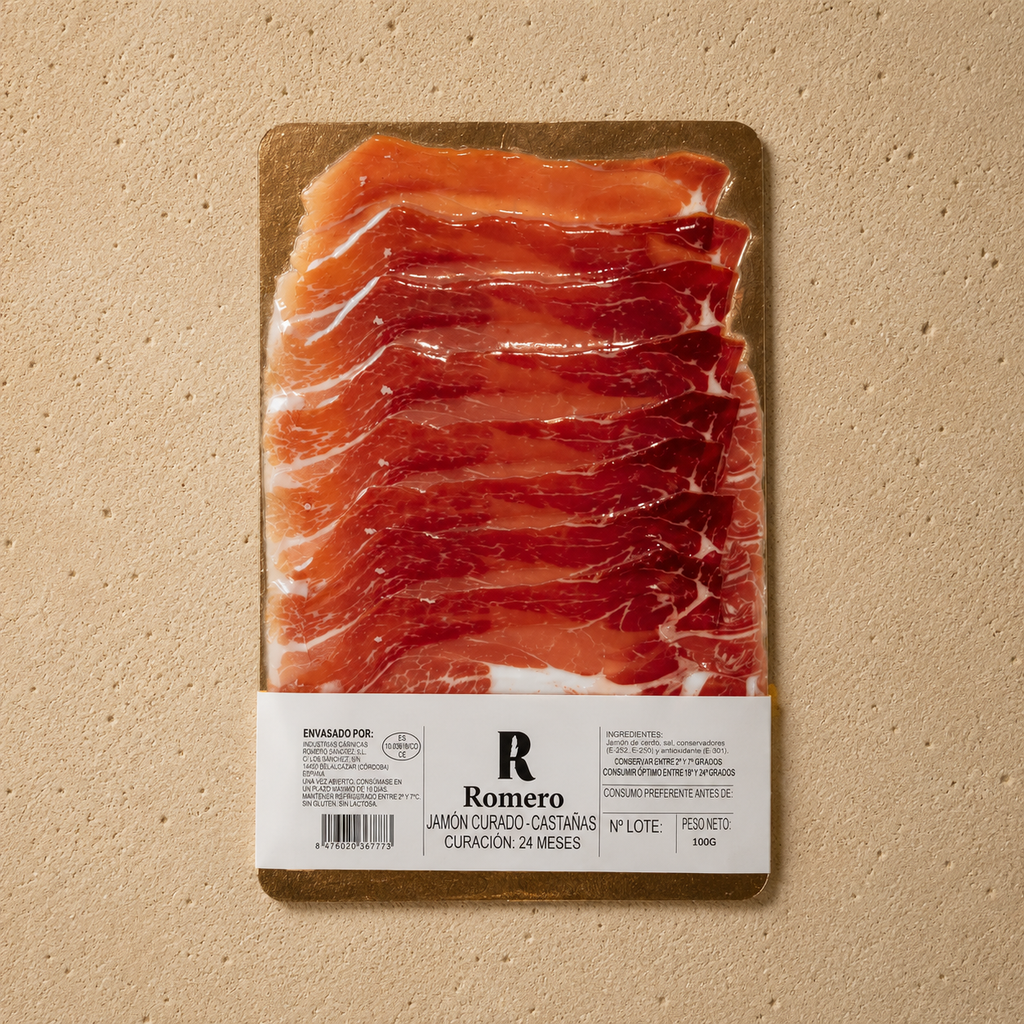 Loncheado Jamón Hembra de Castañas 24 Meses