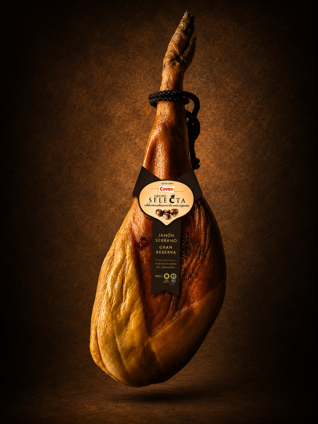 Jamón serrano hembra 24 meses castañas