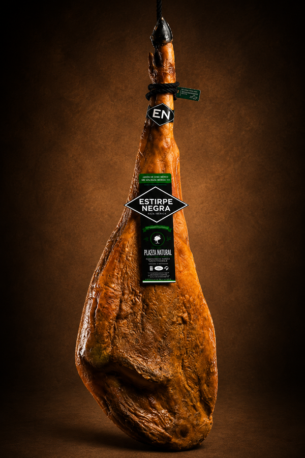 Jamón de Cebo de Campo 50% Raza Ibérica Estirpe Negra