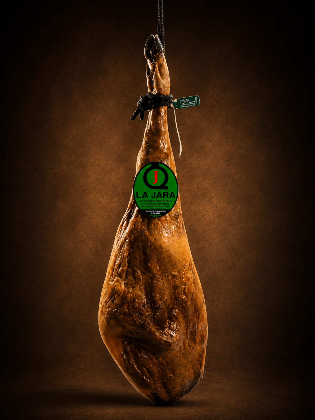 Jamón de Cebo de Campo 50% Raza Ibérica sin aditivos artificiales La Jara