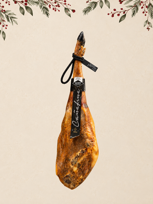 JAMÓN DE BELLOTA 100% IBÉRICO CAÑA FINA - 8 KG APROX.
