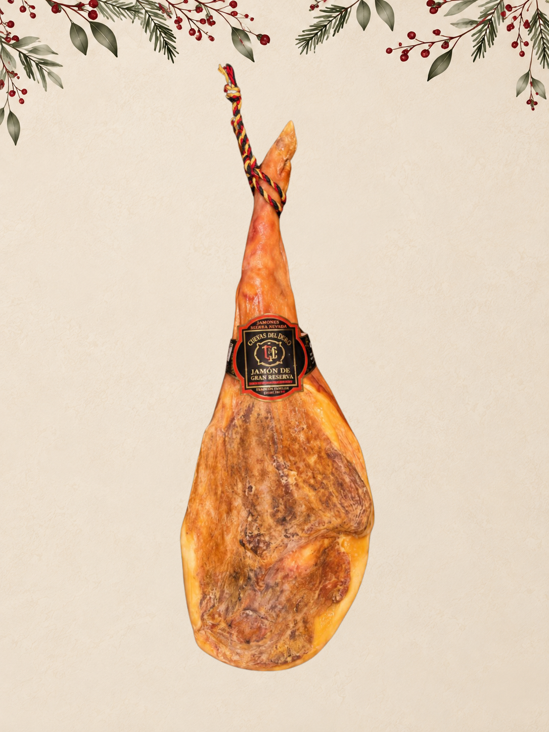 JAMÓN SERRANO TJ GRANADA SIN ADITIVOS - 7,800 KG APROX.