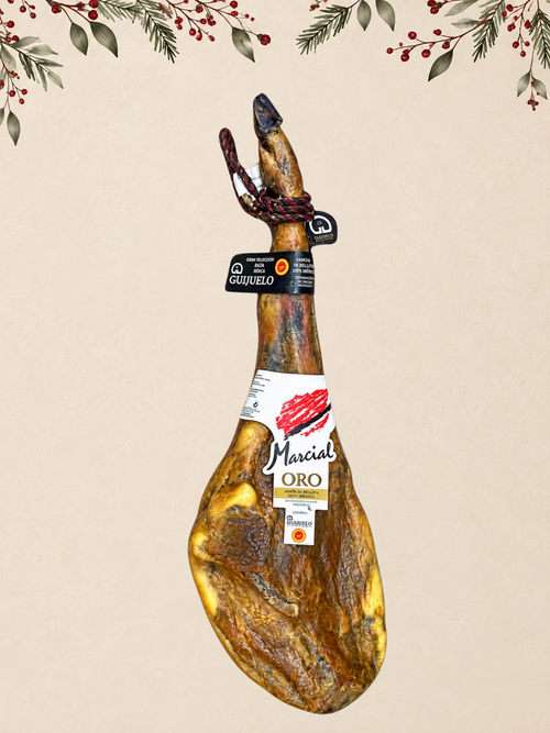 JAMÓN DE BELLOTA 100% IBÉRICO MARCIAL ORO - 8 KG APROX.