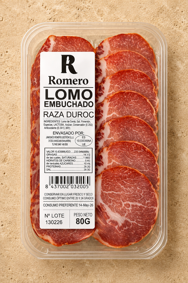 Loncheado de lomo embuchado Duroc