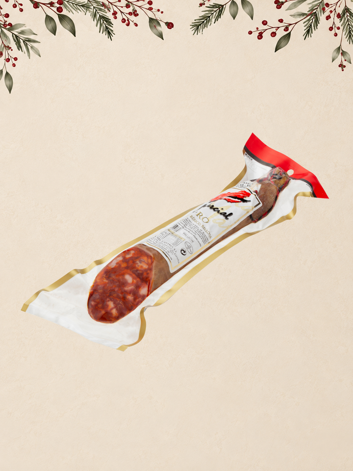 MEDIA PIEZA DE CHORIZO IBÉRICO EXTRA 700G APROX