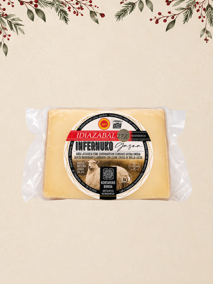 MEDIA PIEZA INFERNUKO GASNA IDIAZÁBAL NATURAL - PREMIO AL MEJOR QUESO
