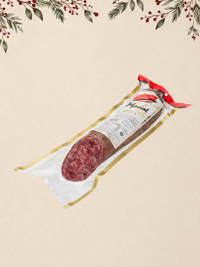 MEDIA PIEZA DE SALCHICHÓN BELLOTA IBÉRICO 700G APROX