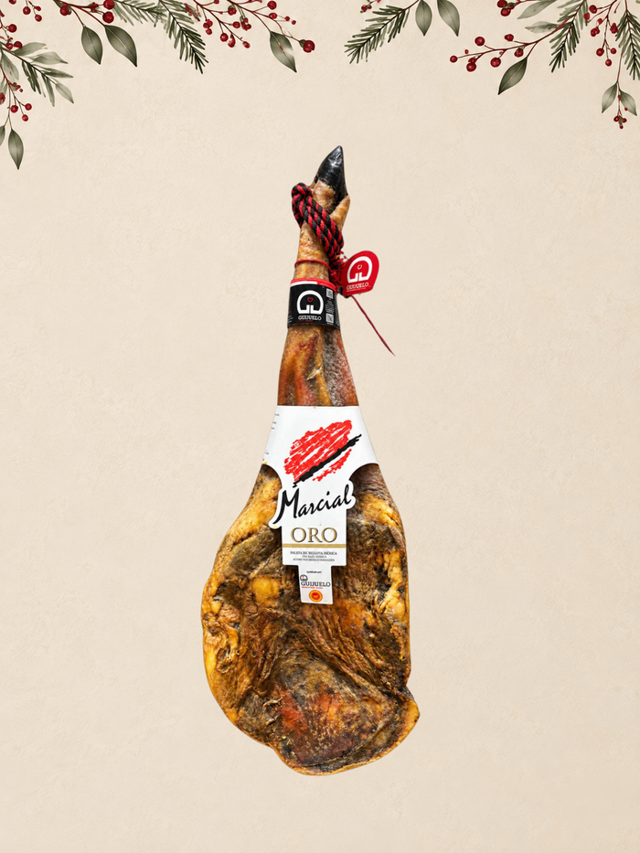 PALETA DE BELLOTA 75% RAZA IBÉRICA - SIN ADITIVOS - MARCIAL ORO - 4,500 A 5 KG APROX.