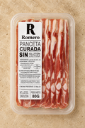 Loncheado de panceta curada