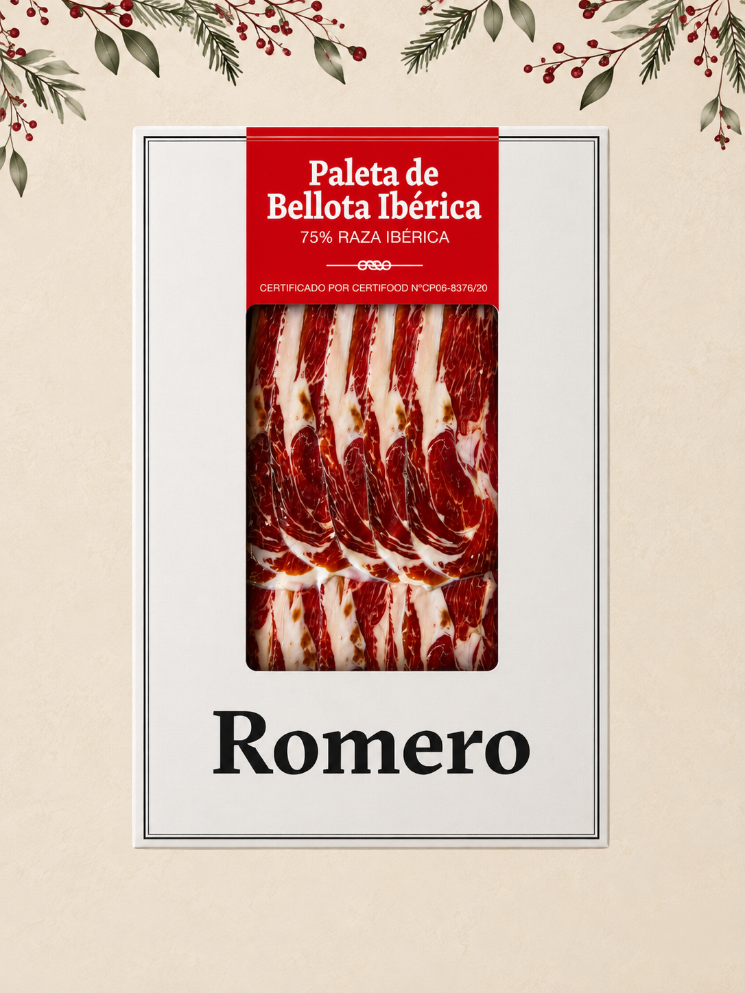 RACIÓN DE PALETA DE BELLOTA BRIDA ROJA 80G
