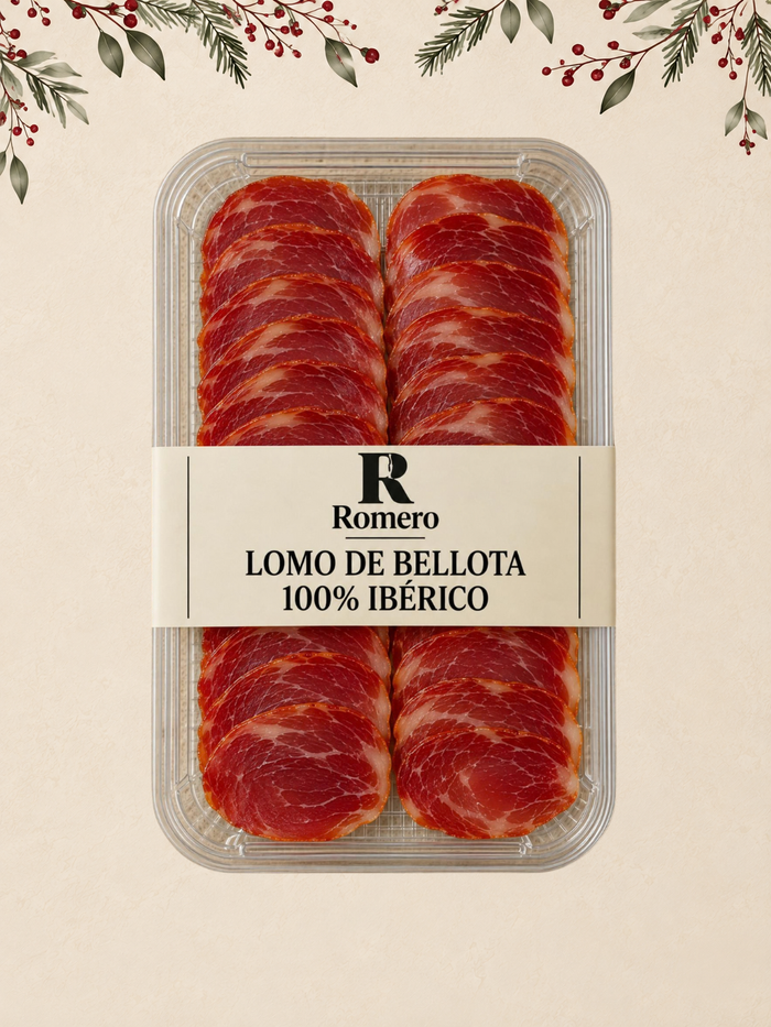 RACIÓN LOMO DE BELLOTA 50% RAZA IBÉRICA 75G