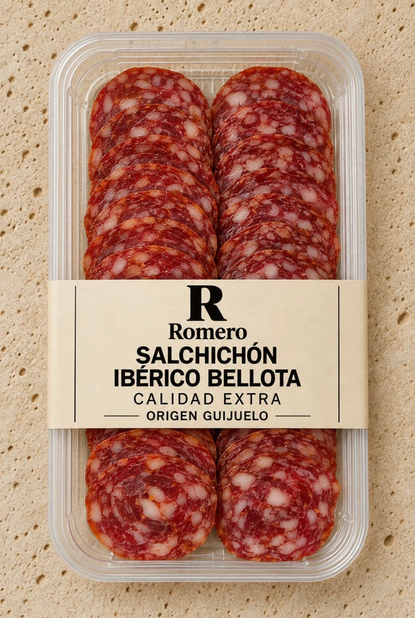 Loncheado de salchichón de bellota ibérico