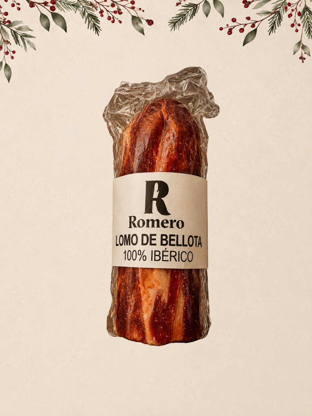 TACO DE LOMO BELLOTA IBÉRICO PURO SIN ADITIVOS- 350G APROX