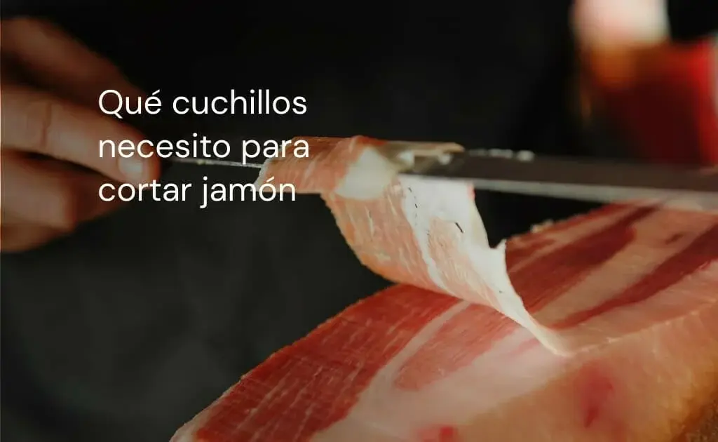 cuchillo para cortar jamón