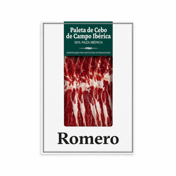 Loncheado paleta de cebo de campo ibérica 50% raza ibérica